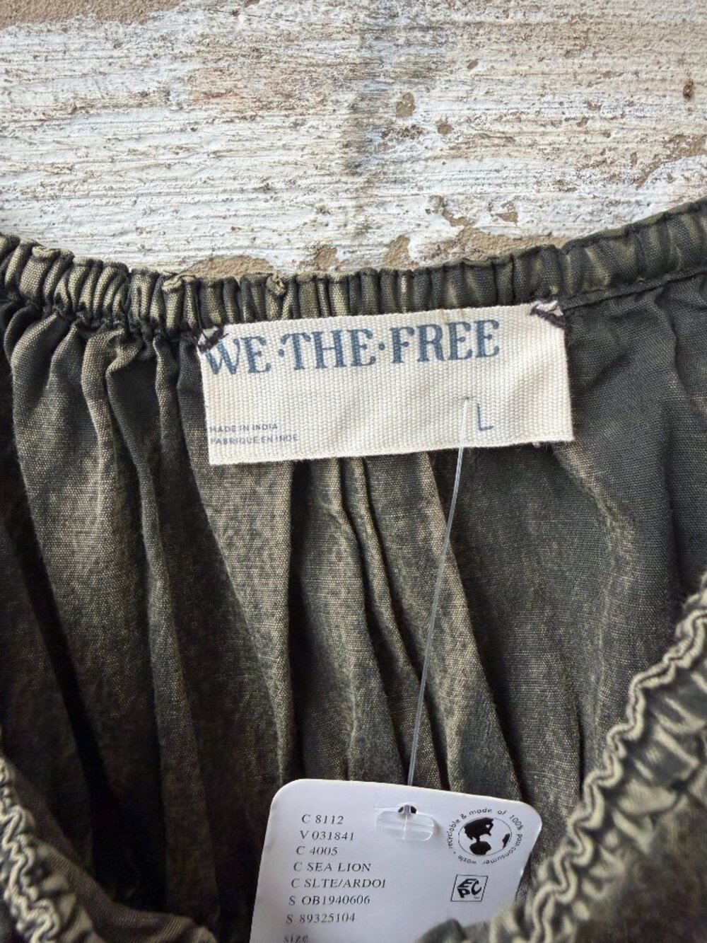 Free People We The Free Scarlett Tank - Sea Lion - Large - Picture 7 of 12